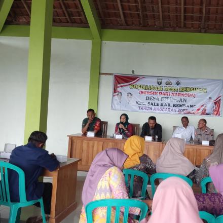 Sosialisasi Desa Bersinar di Desa Bitingan